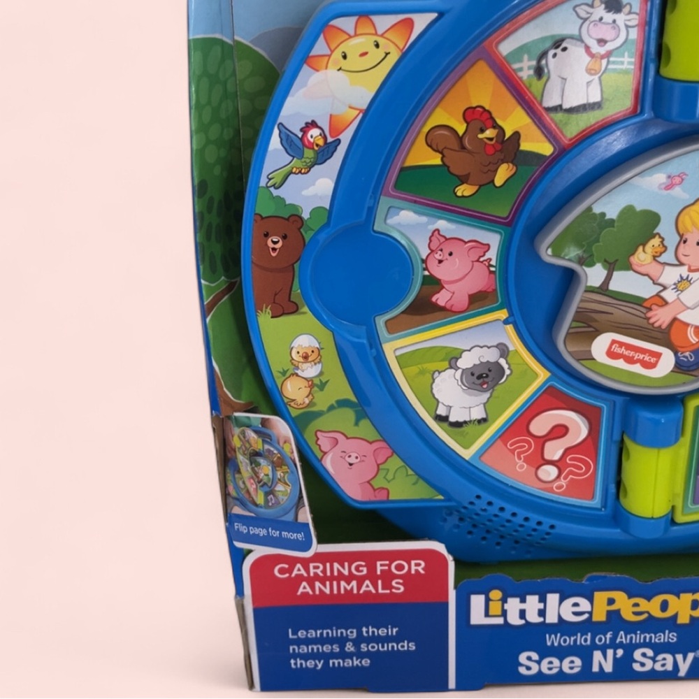 Fisher-Price Little People World of Animals See 'n Say Brand New Educational Toy - Picture 3 of 4